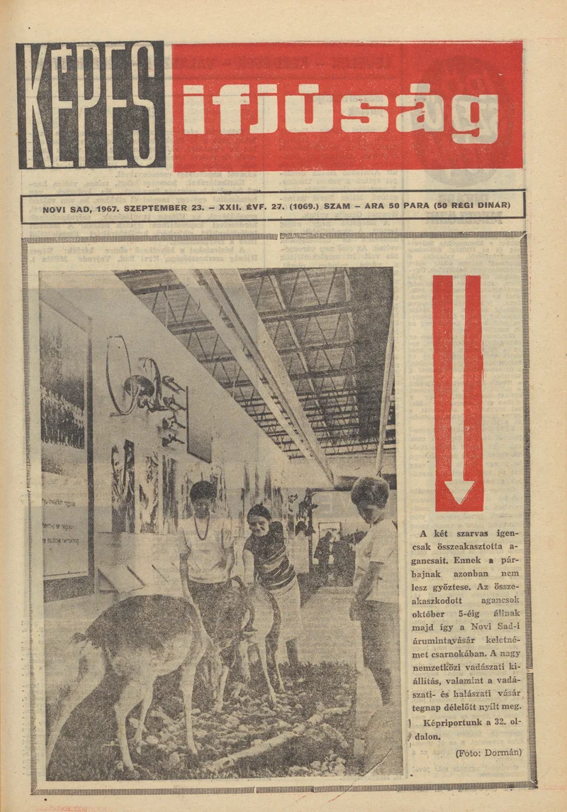 Képes Ifjúság, 23. évf. 1967. szeptember 23. 27. sz. 1–32. oldal