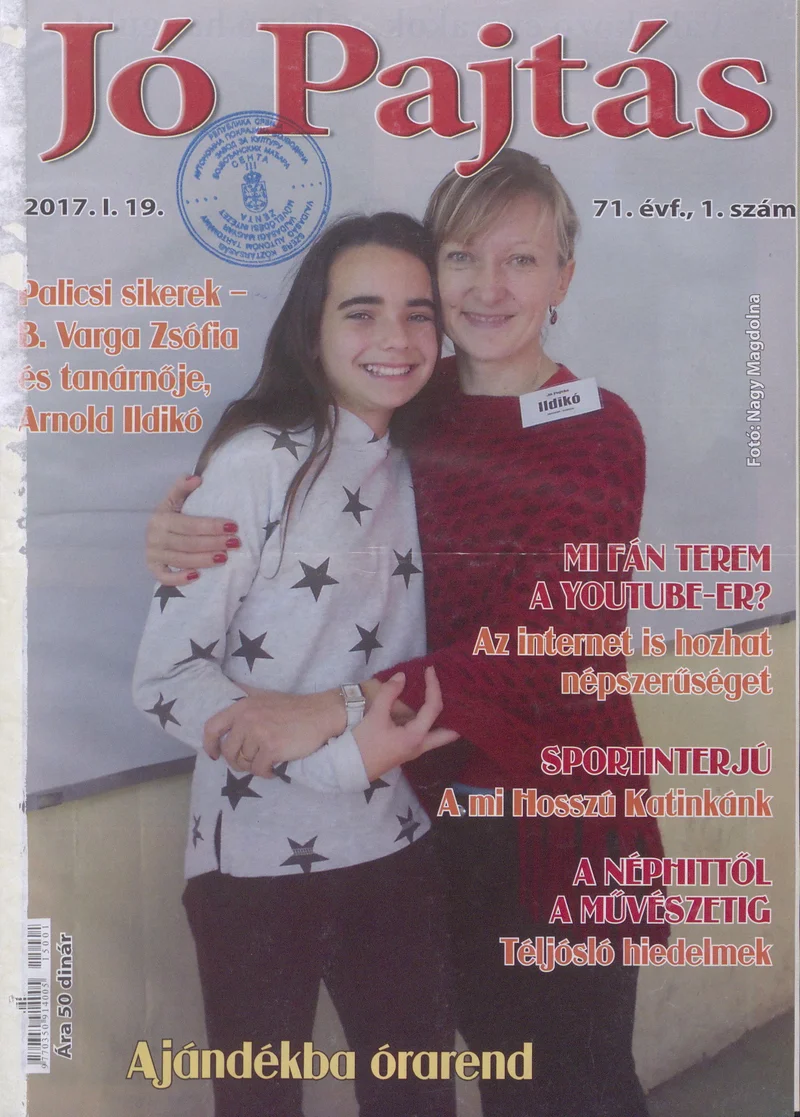 Jó Pajtás, 71. évf. 2017. január 19. 1. sz.