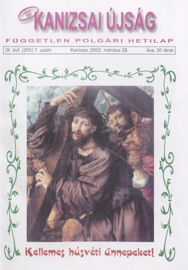 Új Kanizsai Újság, 9. évf. 2002. március 28. 7. sz.