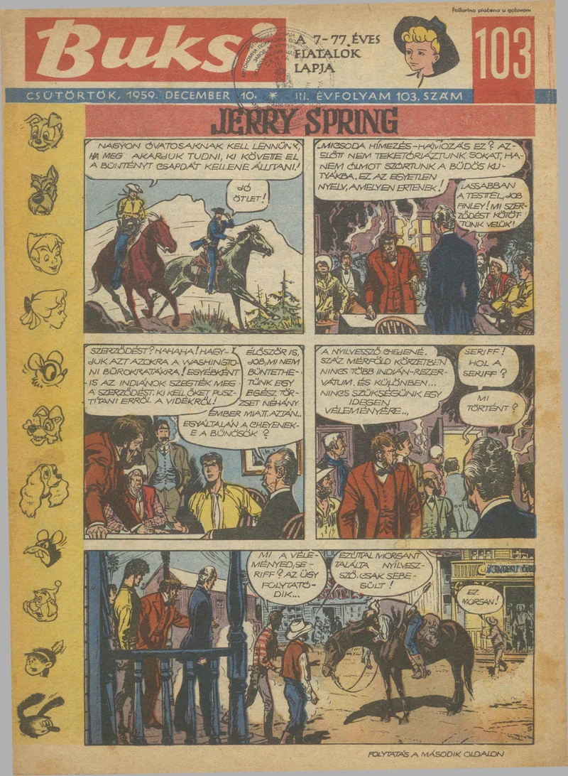 Buksi, 3. évf. 1959. december 10. 103. sz.