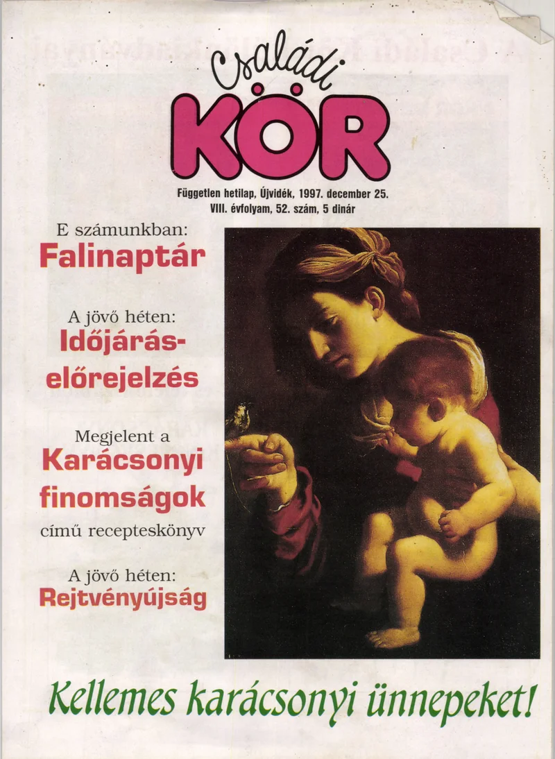 Családi Kör, 8. évf. 1997. december 25. 52. sz.