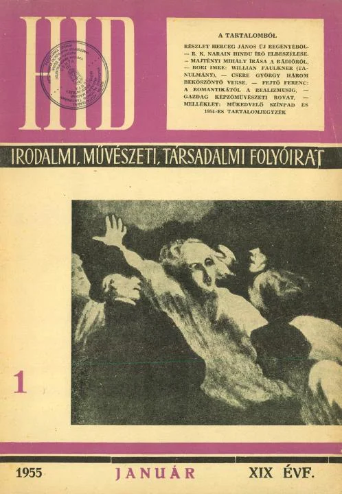 Híd, 19. évf. 1955. január. 1. sz. 505–557. oldal