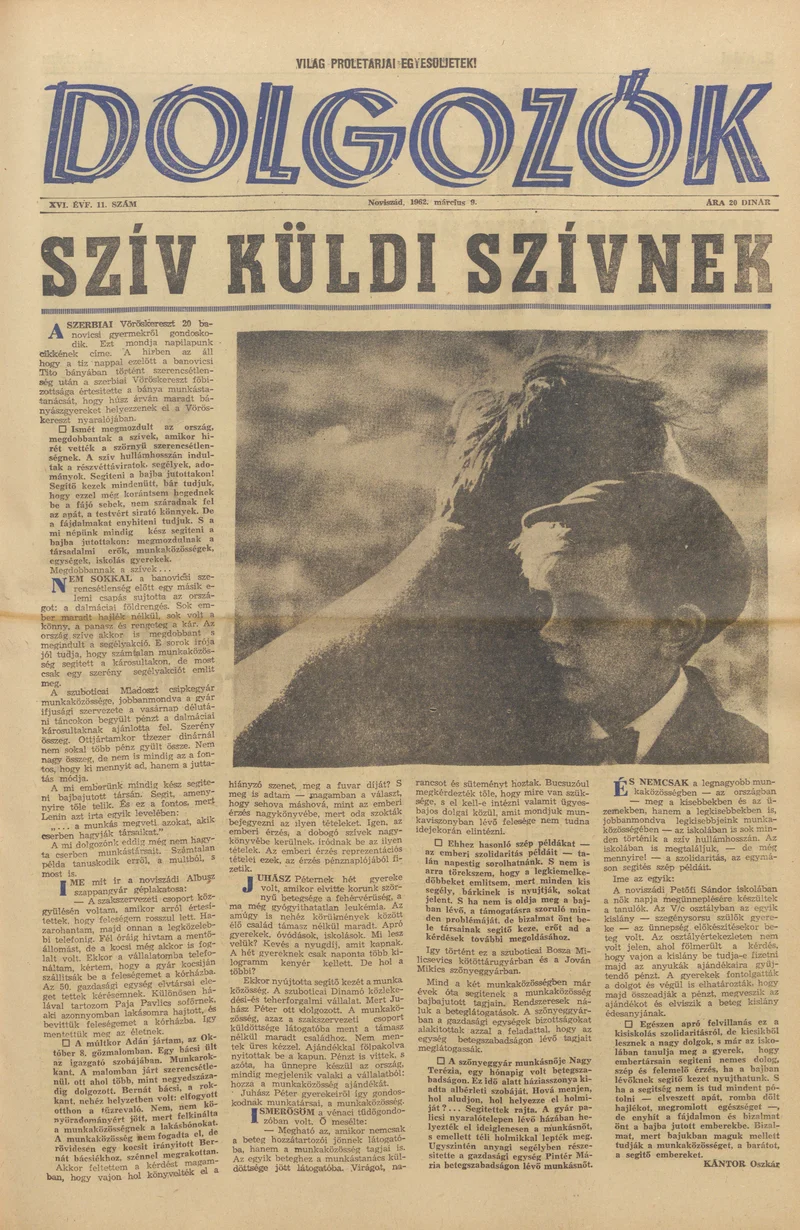 Dolgozók, 16. évf. 1962. március 9. 11. sz.