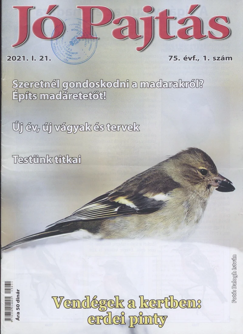 Jó Pajtás, 75. évf. 2021. január 21. 1. sz.