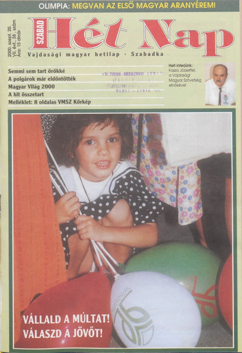 Szabad Hét Nap, 7. évf. 2000. szeptember 20. 38. sz.