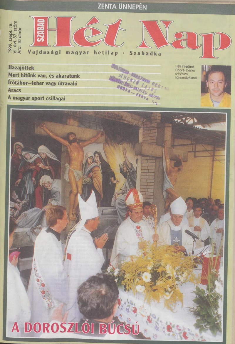 Szabad Hét Nap, 6. évf. 1999. szeptember 15. 37. sz.
