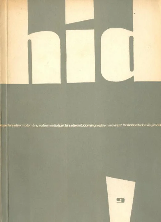 Híd, 26. évf. 1962. szeptember. 9. sz. 747–842. oldal