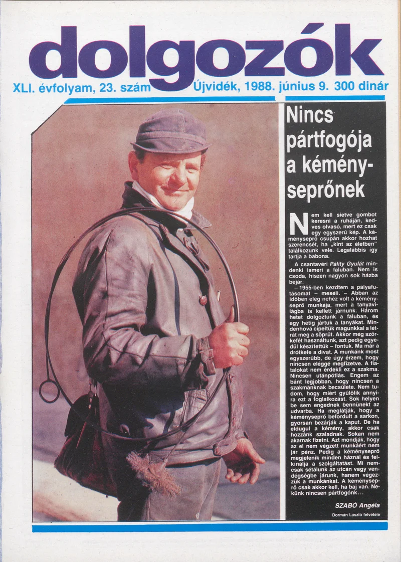 Dolgozók, 42. évf. 1988. június 9. 23. sz.