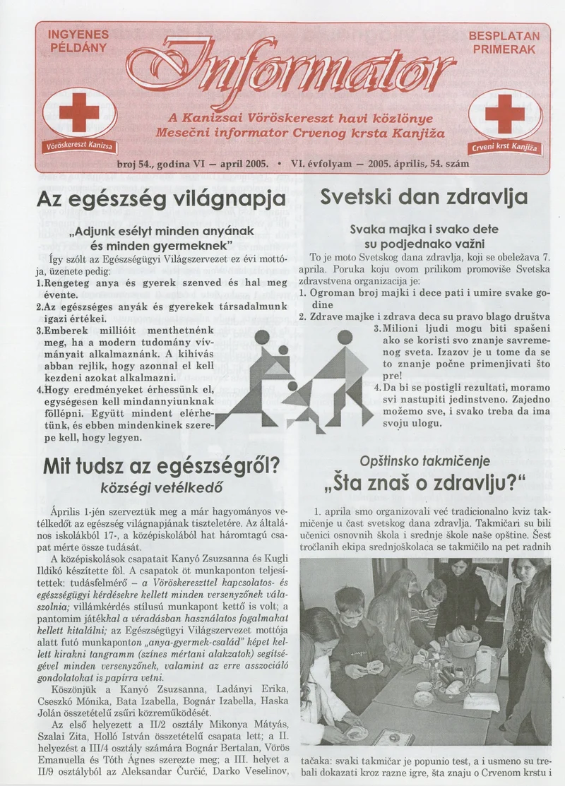 Informator, 6. évf. 2005. április 1. 54. sz.
