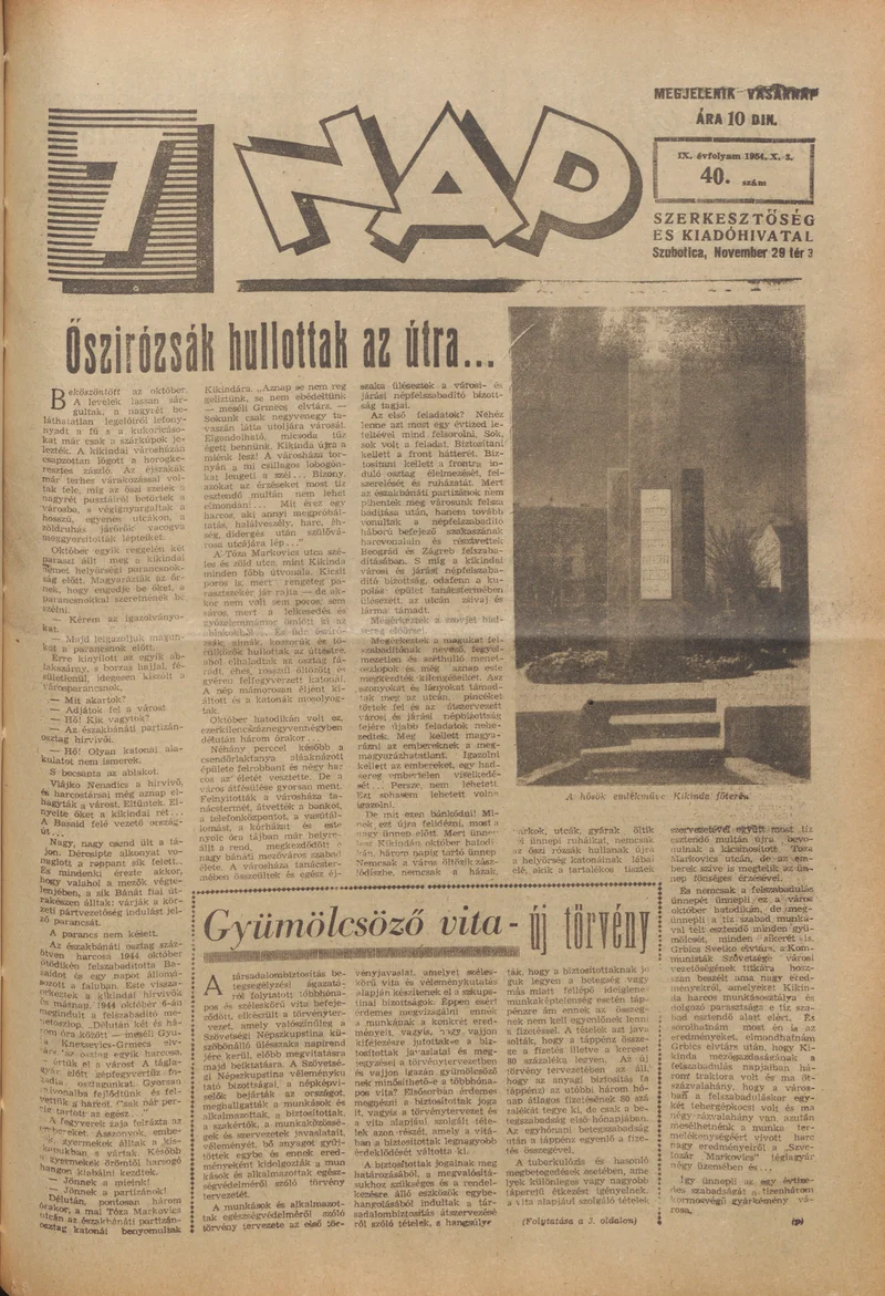 7 Nap, 9. évf. 1954. október 3. 40. sz. 1–16. oldal