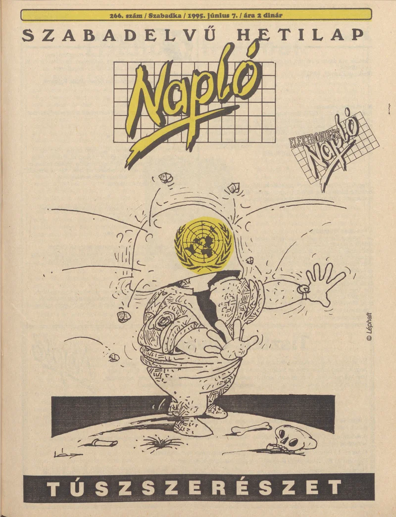 Napló - Szabadelvű hetilap, 6. évf. 1995. június 7. 266. sz.