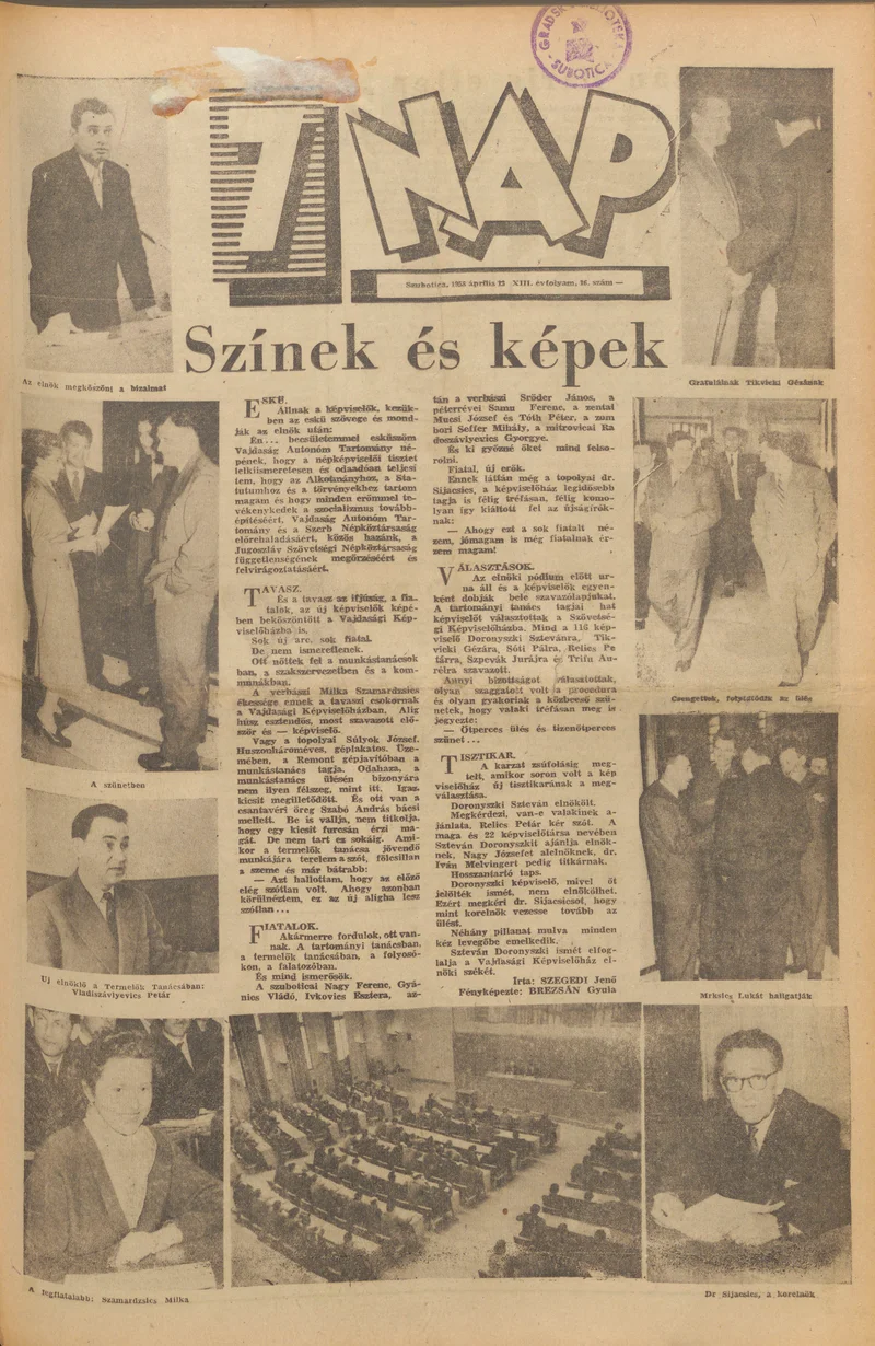 7 Nap, 13. évf. 1958. április 13. 16. sz.