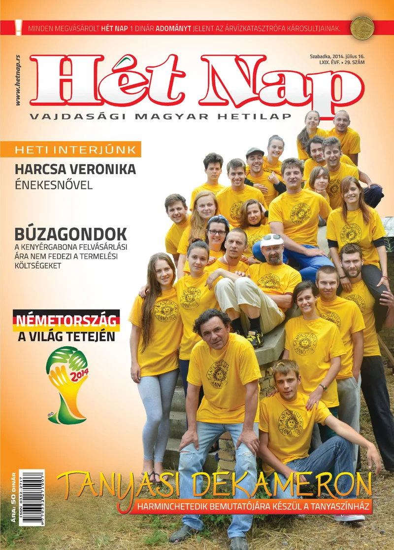 7 Nap, 69. évf. 2014. július 16. 29. sz.