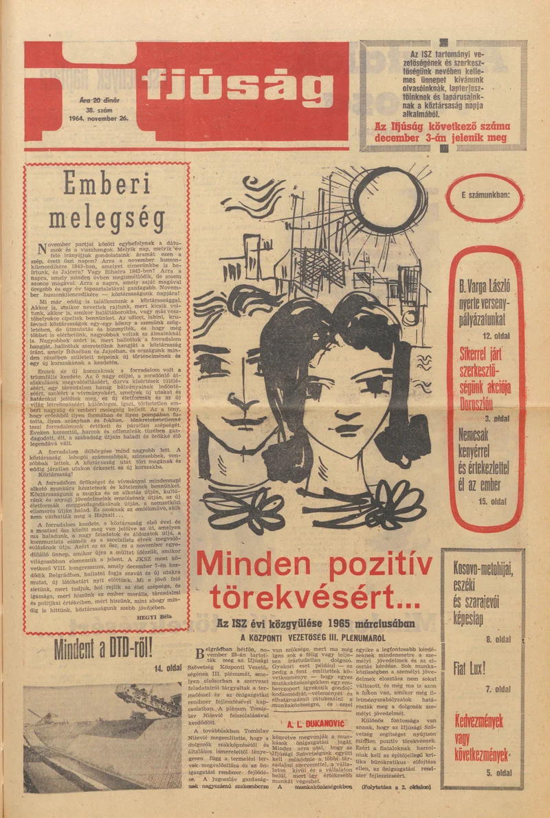 Ifjúság, 20. évf. 1964. november 26. 38. sz.
