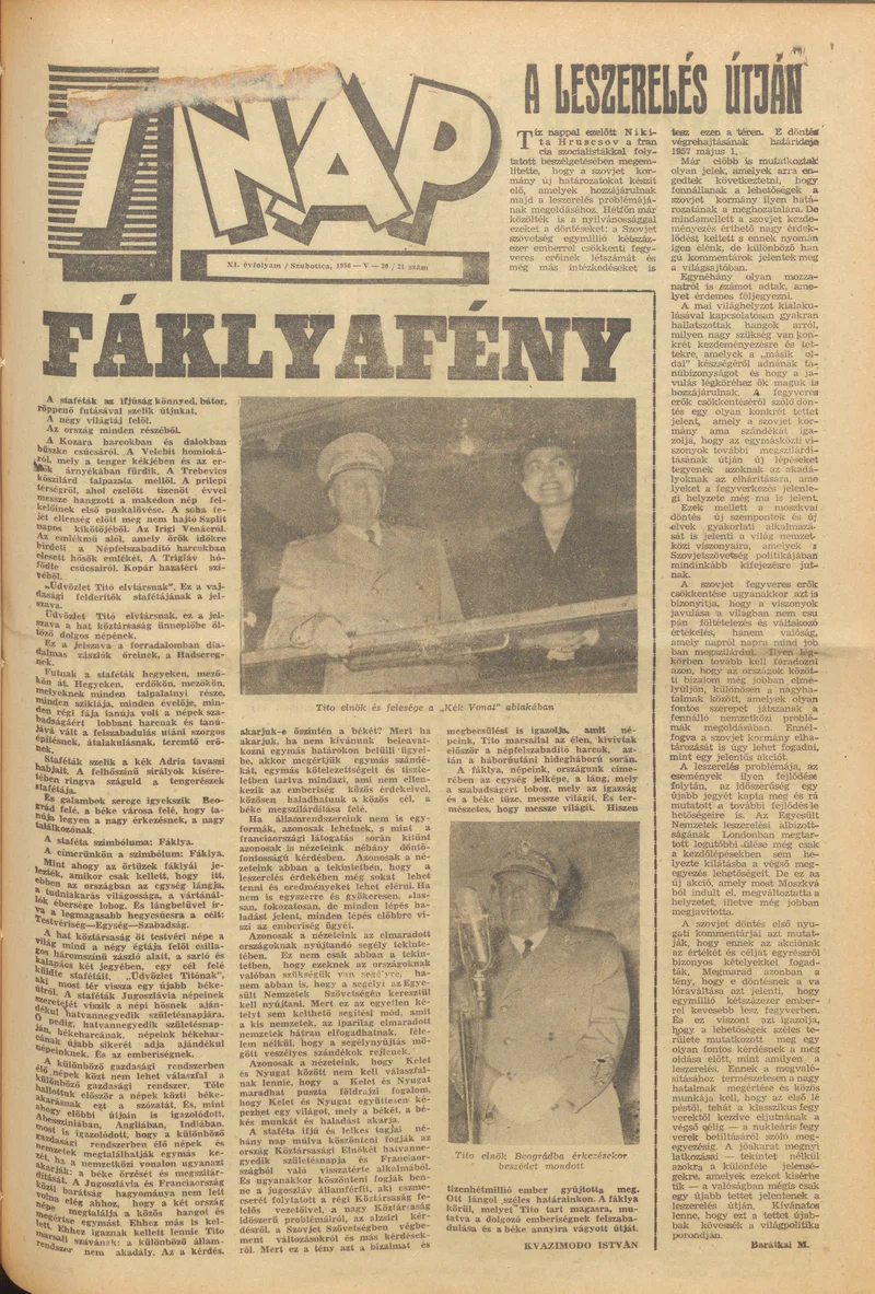 7 Nap, 11. évf. 1956. május 20. 21. sz.