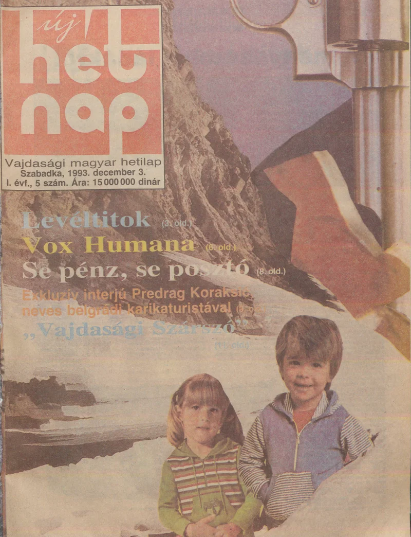Új Hét Nap, 1. évf. 1993. december 3. 5. sz.