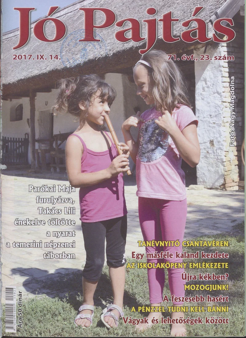 Jó Pajtás, 71. évf. 2017. szeptember 14. 23. sz.