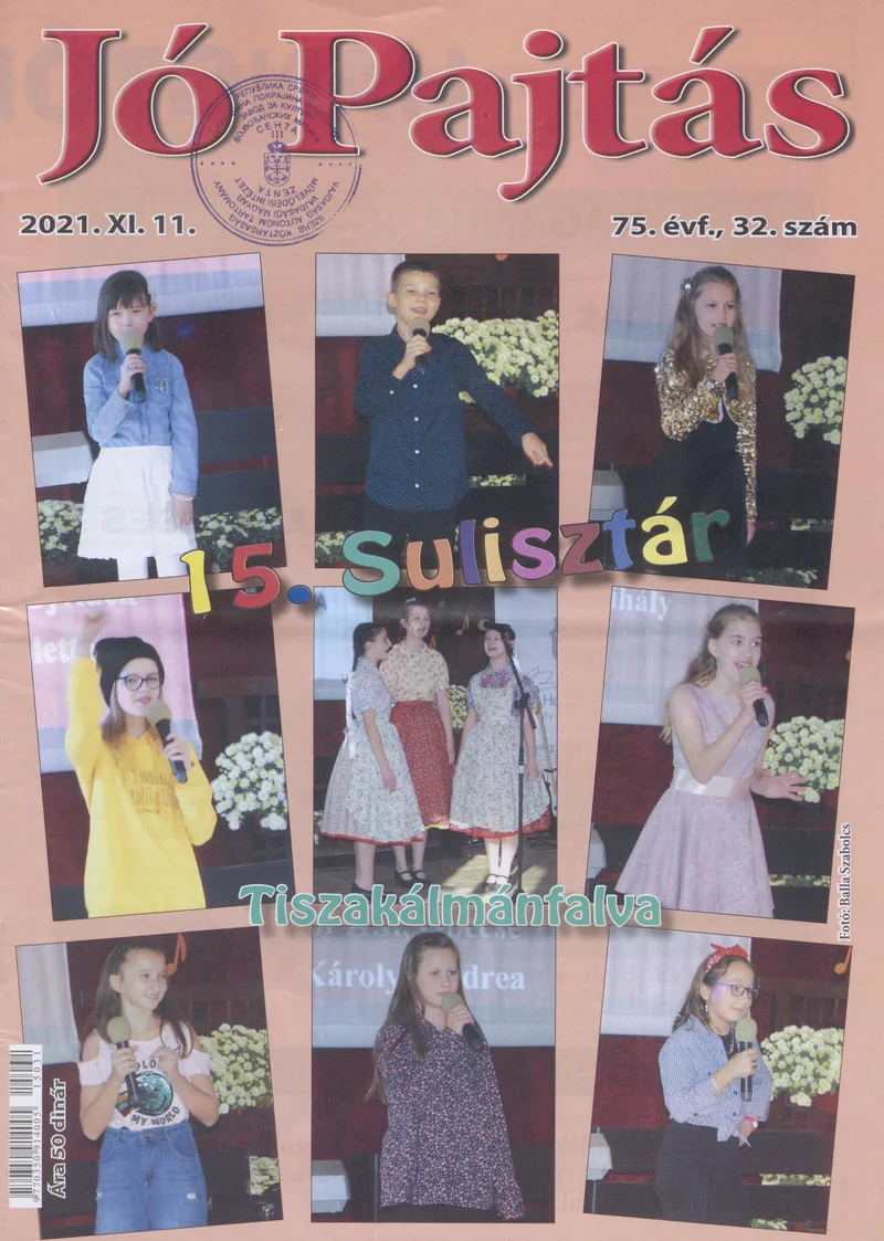 Jó Pajtás, 75. évf. 2021. november 11. 32. sz.