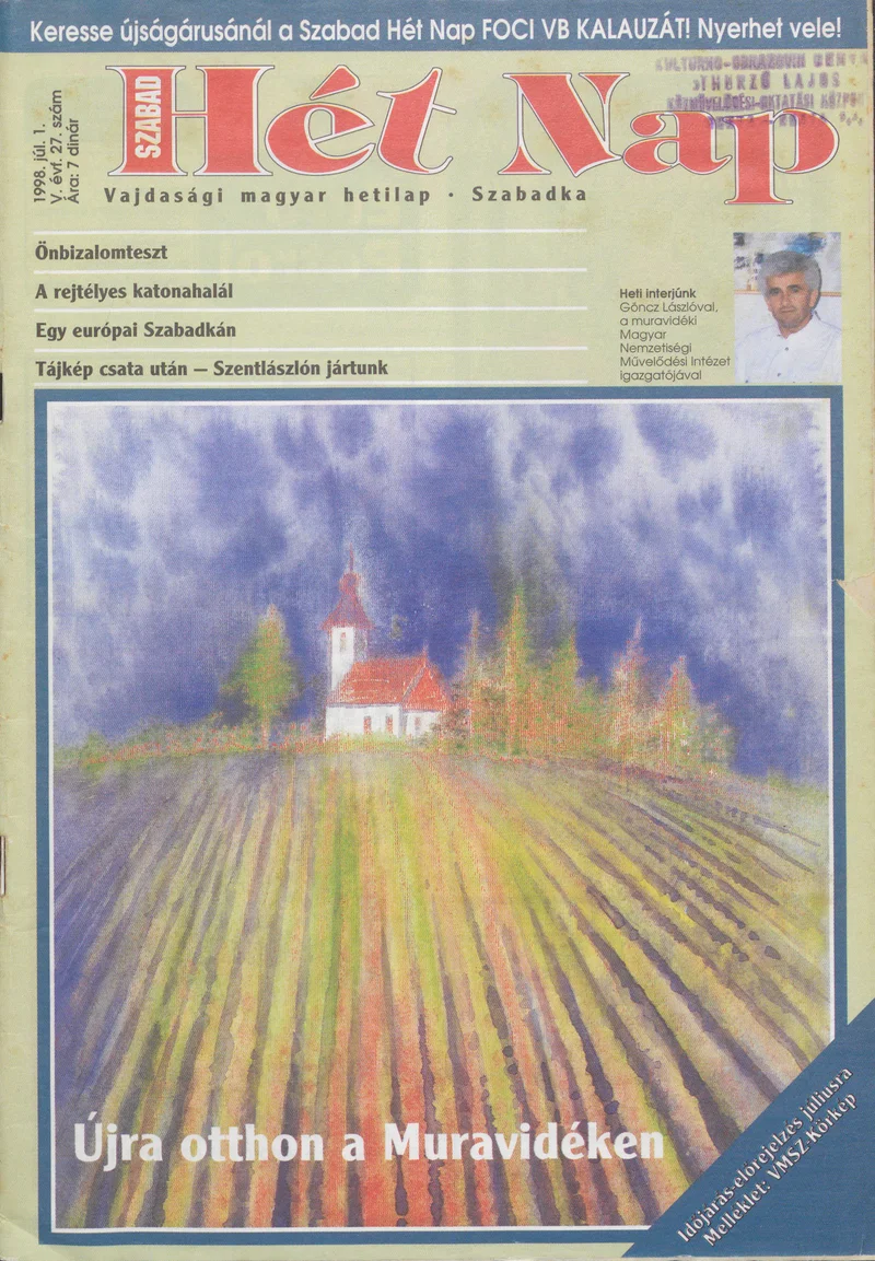 Szabad Hét Nap, 5. évf. 1998. július 1. 27. sz.