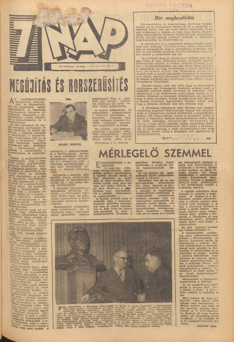 7 Nap, 12. évf. 1957. április 7. 15. sz.