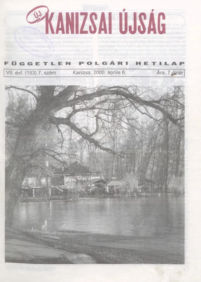 Új Kanizsai Újság, 7. évf. 2000. április 6. 7. sz.