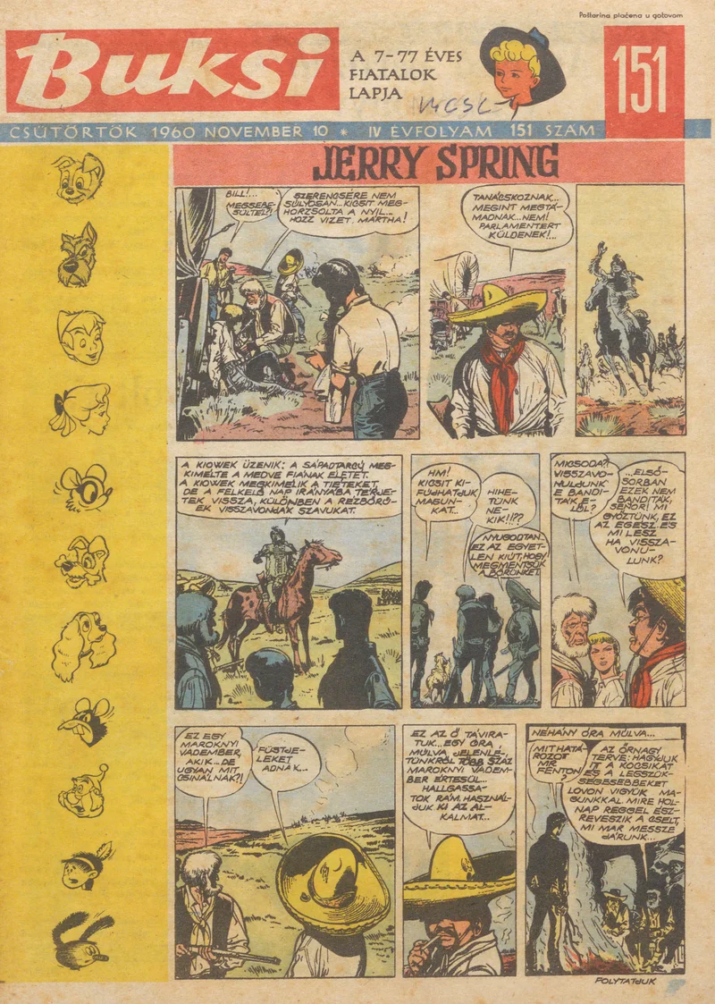 Buksi, 4. évf. 1960. november 10. 151. sz.