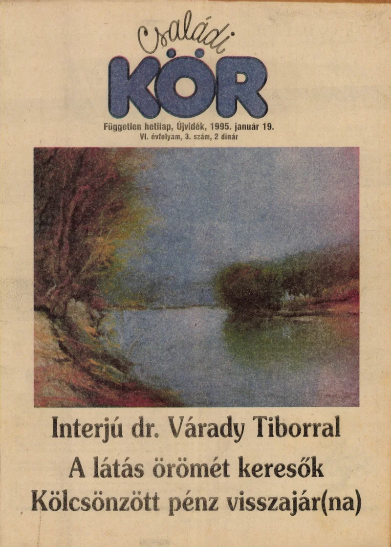 Családi Kör, 6. évf. 1995. január 19. 3. sz.