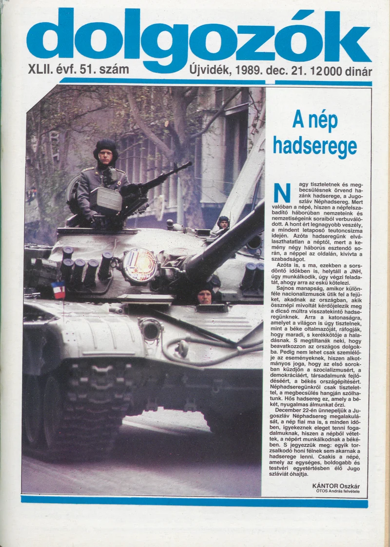 Dolgozók, 43. évf. 1989. december 21. 51. sz.