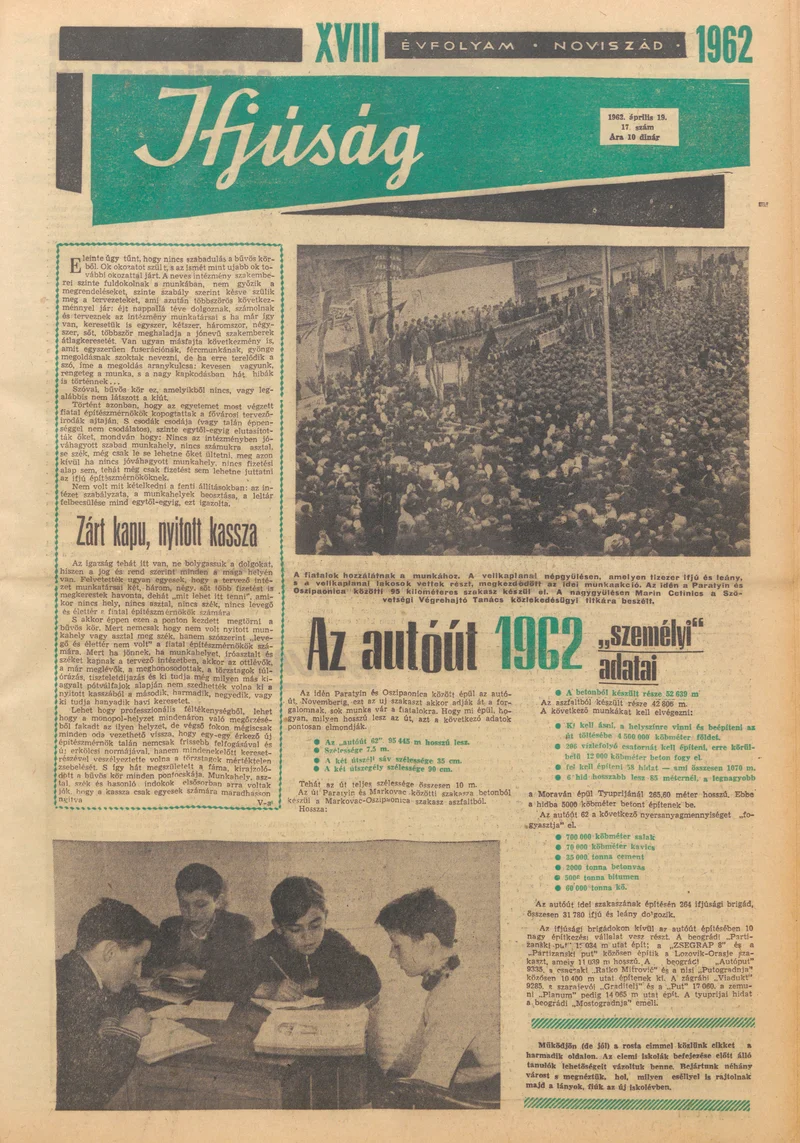 Ifjúság, 18. évf. 1962. április 19. 17. sz.