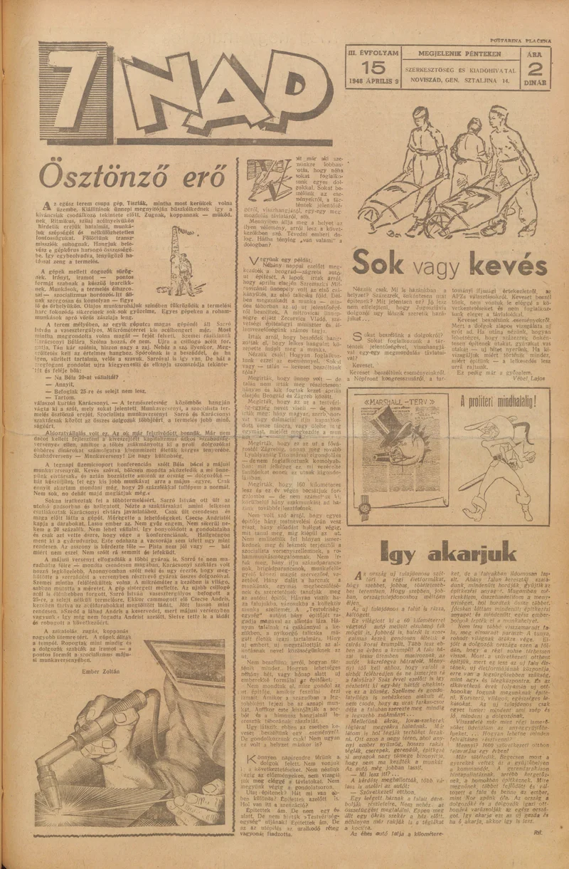 7 Nap, 3. évf. 1948. április 9. 15. sz. 1–4. oldal