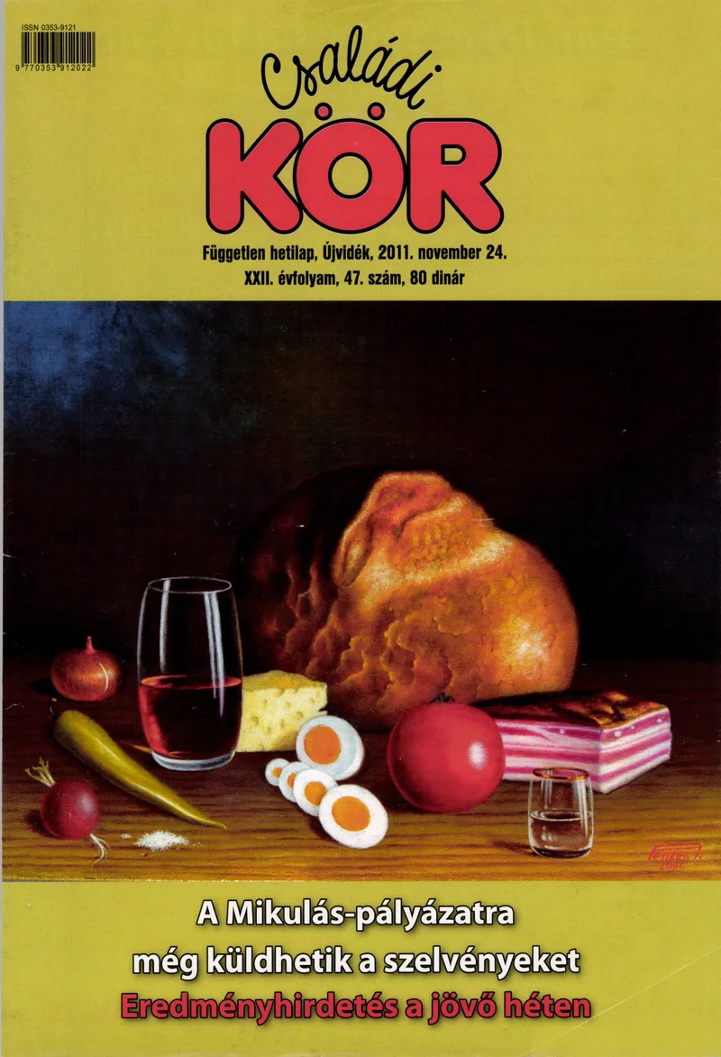 Családi Kör, 22. évf. 2011. november 24. 47. sz.
