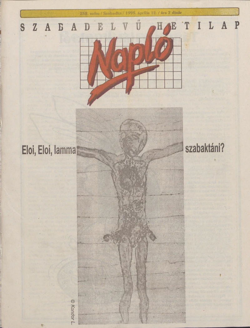 Napló - Szabadelvű hetilap, 6. évf. 1995. április 12. 258. sz.