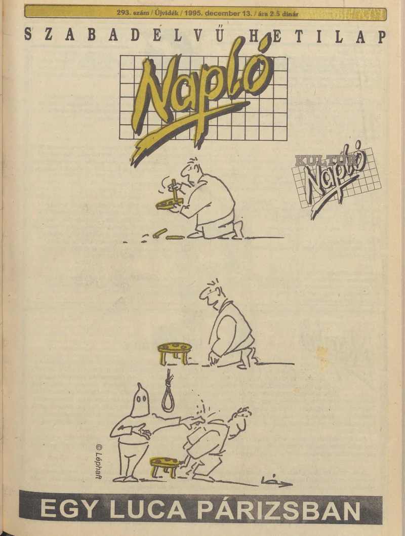 Napló - Szabadelvű hetilap, 6. évf. 1995. december 13. 293. sz.