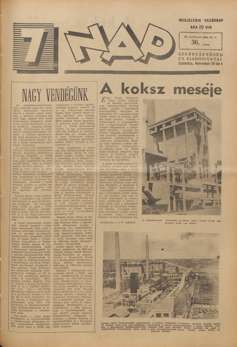 7 Nap, 9. évf. 1954. szeptember 5. 36. sz. 1–12. oldal