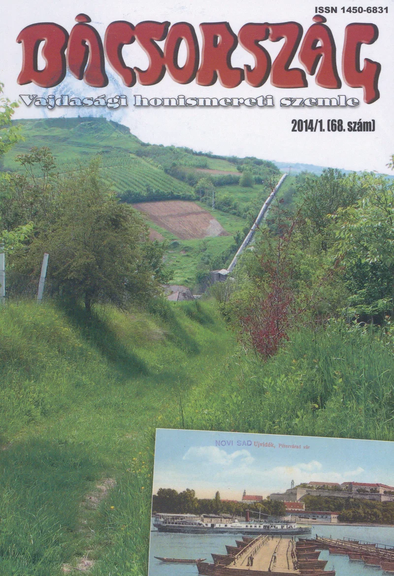 Bácsország, 20. évf. 2014. 1. sz.