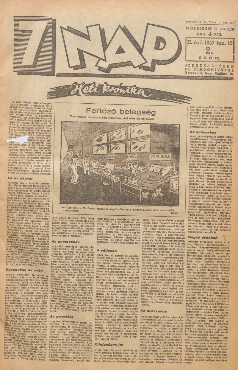 7 Nap, 2. évf. 1947. január 10. 2. sz. 1–10. oldal