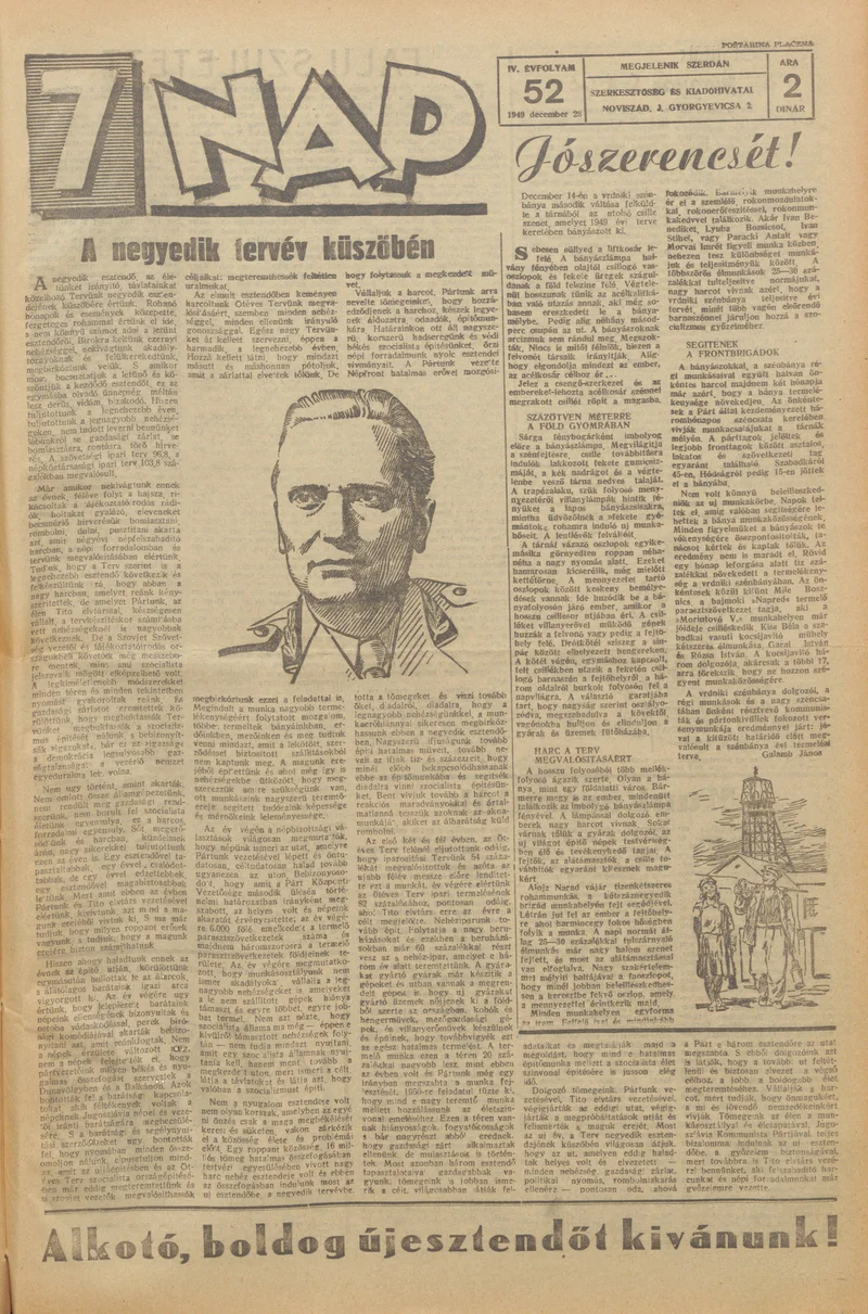 7 Nap, 4. évf. 1949. december 28. 52. sz. 1–3. oldal
