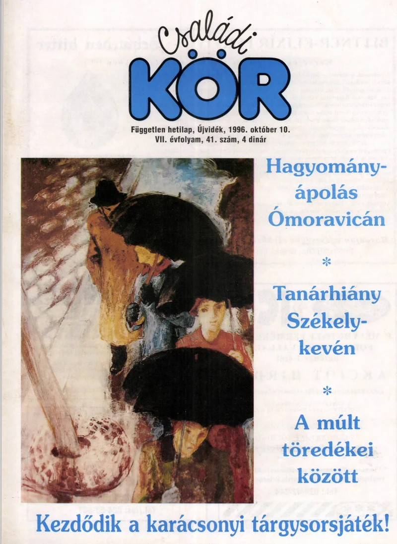 Családi Kör, 7. évf. 1996. október 10. 41. sz.