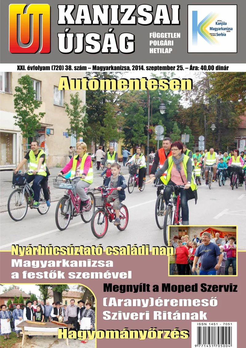 Új Kanizsai Újság, 21. évf. 2014. szeptember 25. 38. sz.
