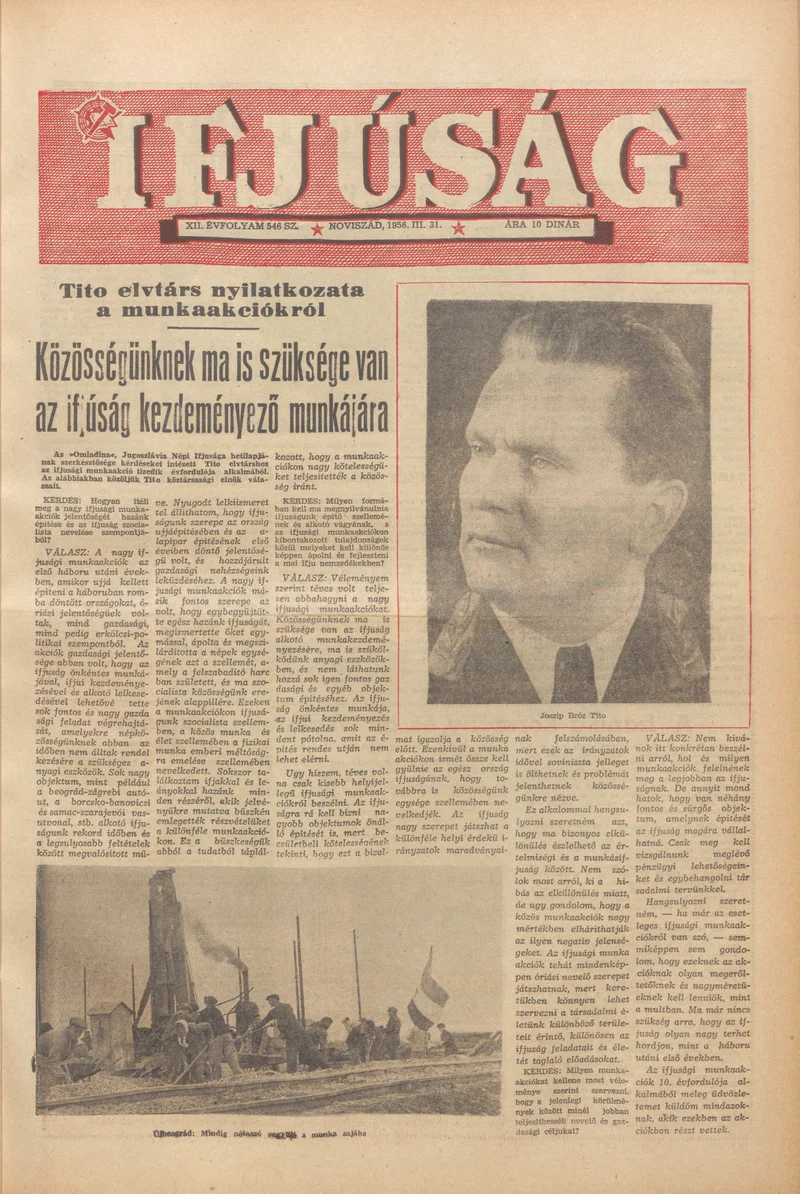 Ifjúság, 12. évf. 1956. március 31. 546. sz.