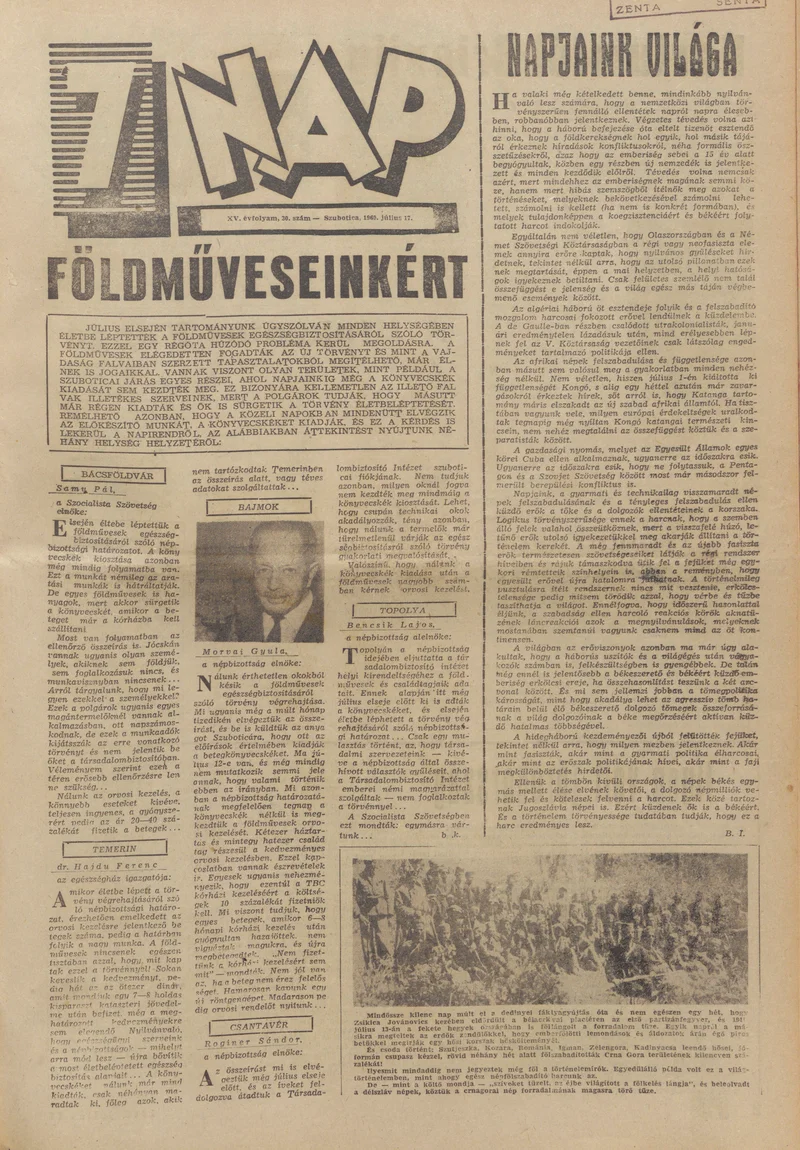 7 Nap, 15. évf. 1960. július 17. 30. sz. 1–24. oldal