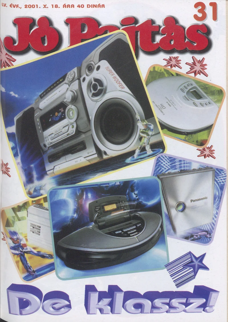 Jó Pajtás, 55. évf. 2001. október 11. 31. sz.