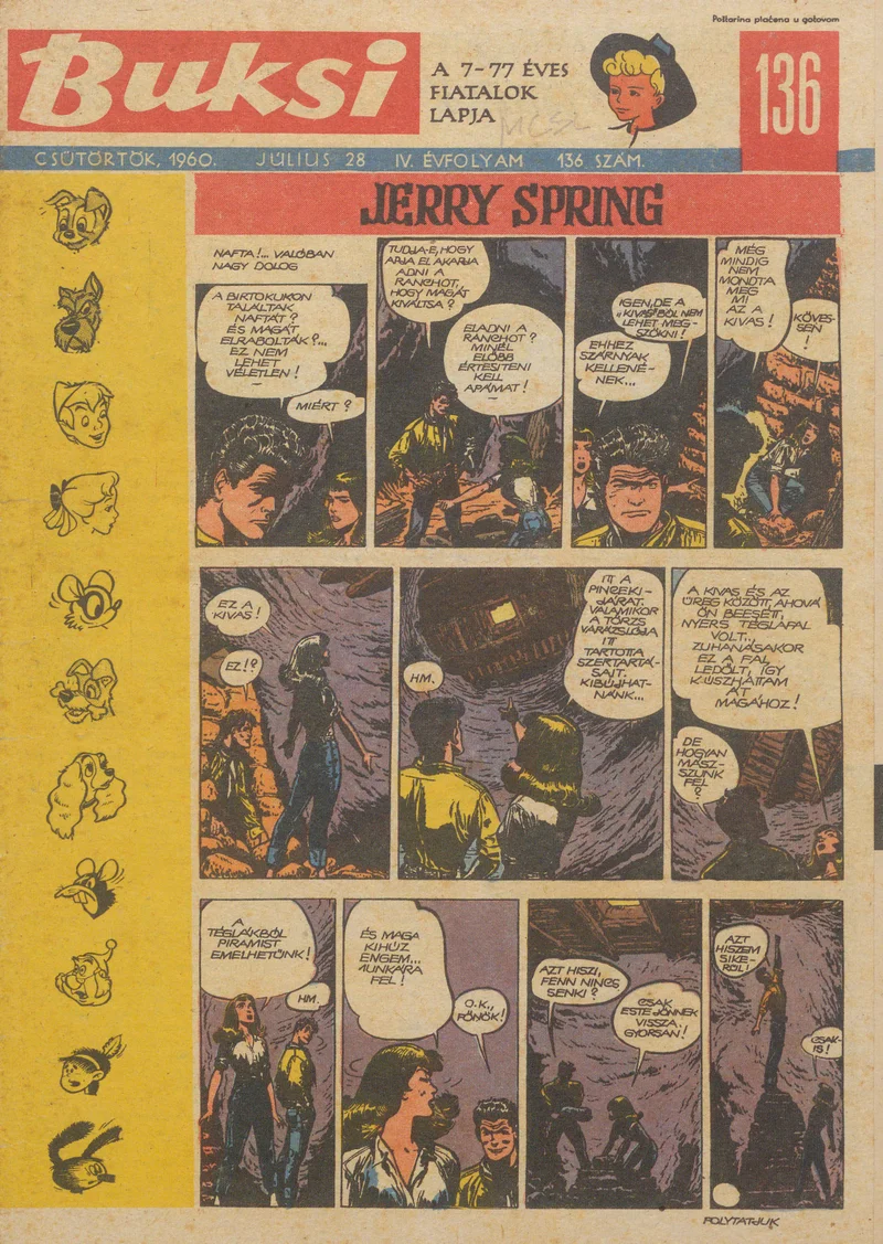 Buksi, 4. évf. 1960. július 28. 136. sz.