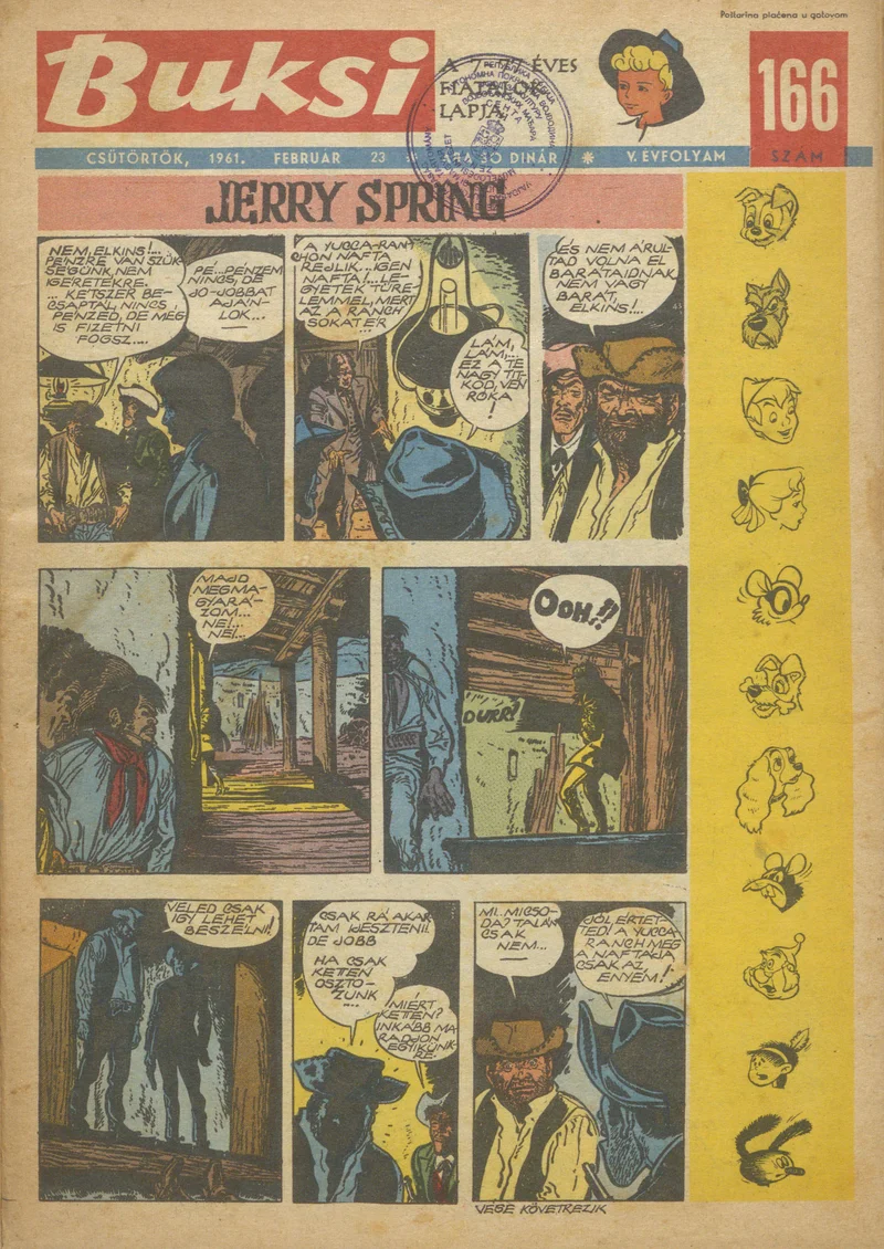 Buksi, 5. évf. 1961. február 23. 166. sz.