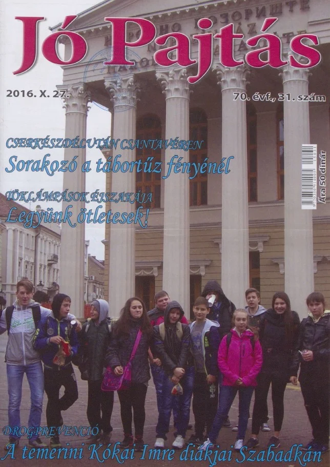 Jó Pajtás, 70. évf. 2016. október 27. 31. sz.