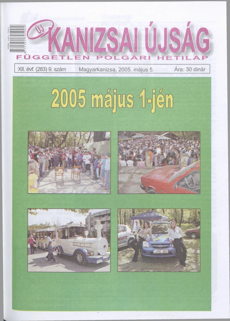 Új Kanizsai Újság, 12. évf. 2005. május 5. 9. sz.