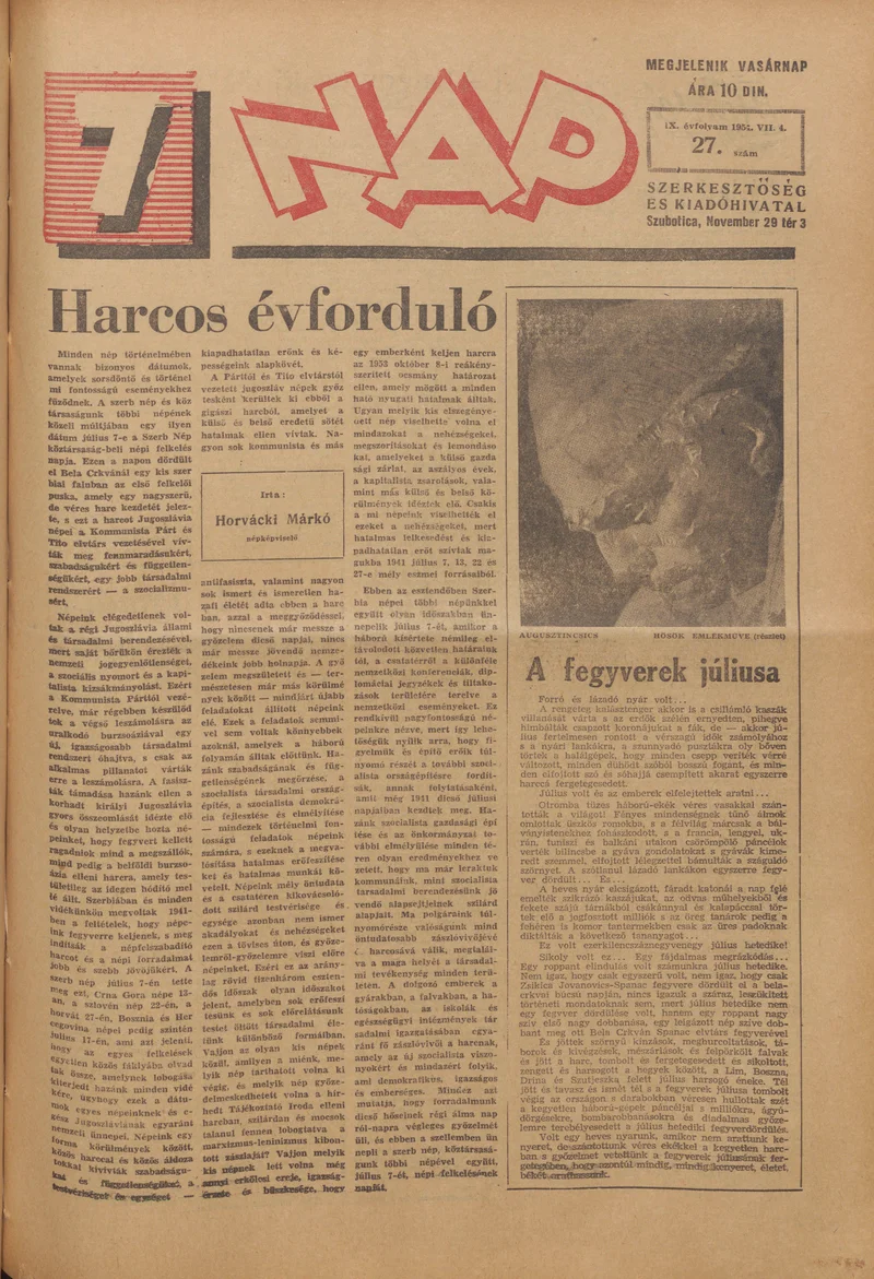 7 Nap, 9. évf. 1954. július 4. 27. sz. 1–16. oldal