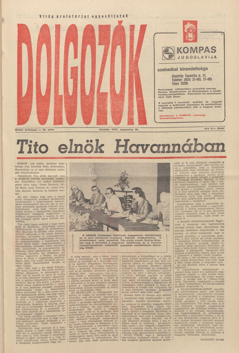 Dolgozók, 33. évf. 1979. augusztus 30. 35. sz.