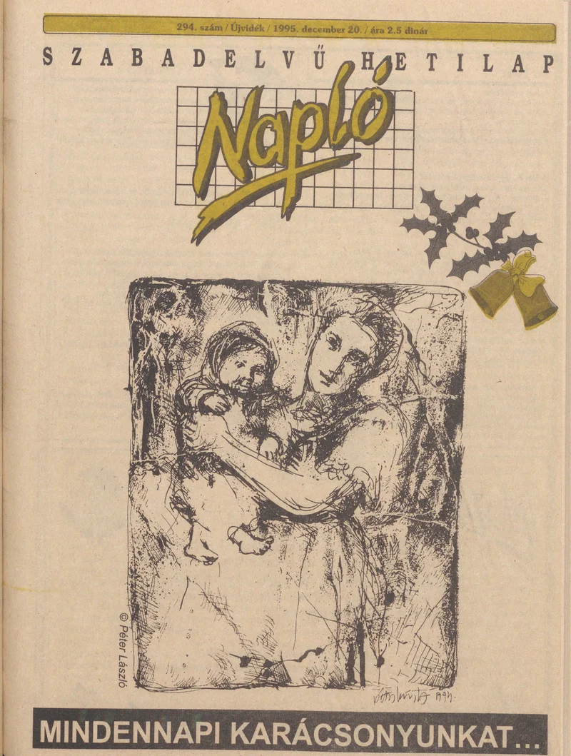 Napló - Szabadelvű hetilap, 6. évf. 1995. december 20. 294. sz.