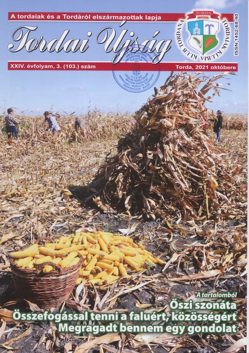 Tordai Újság, 24. évf. 2021. október. 3. sz.